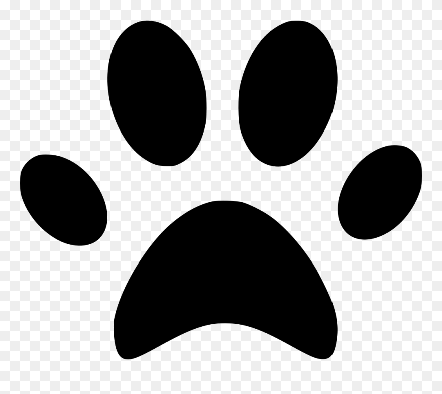 Footprint Svg Animal - Animal Footprint Icon Png Clipart