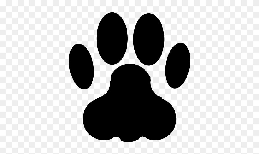 Cat Dog Animal Track Paw Clip Art - Cat Track - Png Download