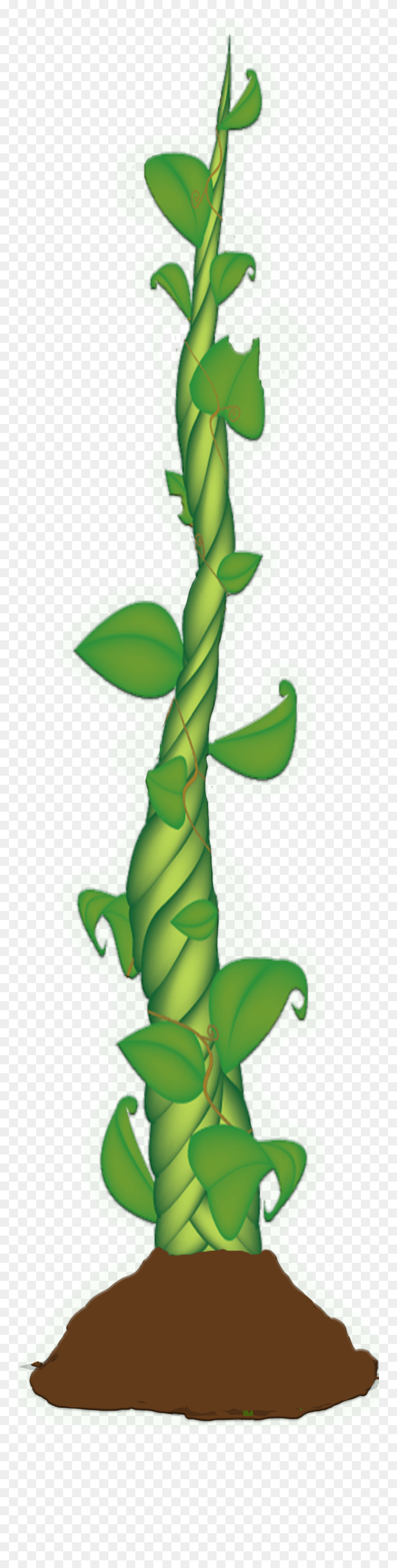 Clipart Leaves Beanstalk - Beanstalk Clipart - Png Download