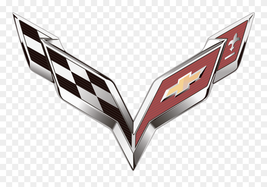 Transparent Corvette Clipart Free - Transparent Corvette Logo Png