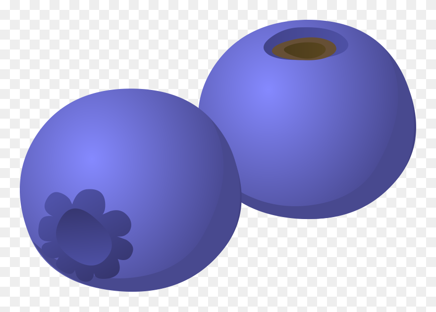 Blueberry3 - Blueberry Clipart - Transparent Cartoon Blueberry - Png Download