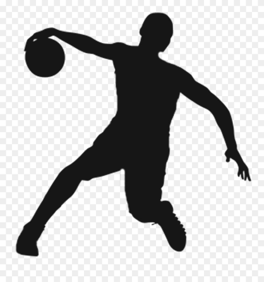 Basketball Slam Dunk - Vector Basketball Player Png Clipart