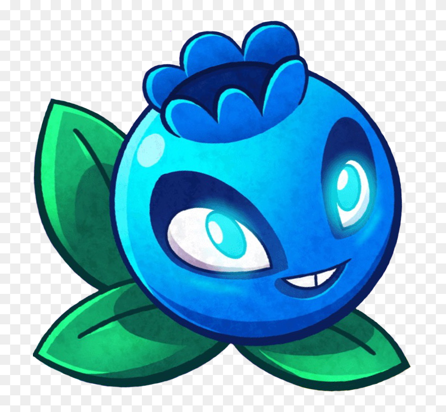 Transparent Blueberry Bush Clipart - Pvz Electric Blueberry - Png Download