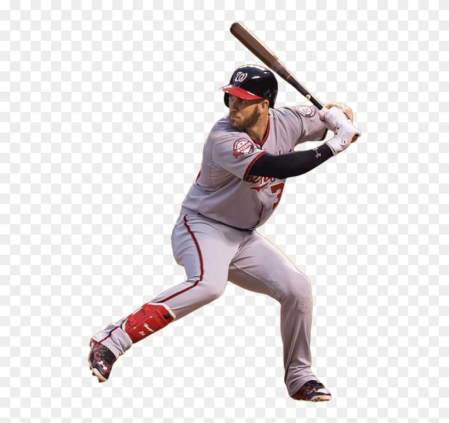 Transparent Baseball Bat Clipart Png - Baseball Batting With No Background