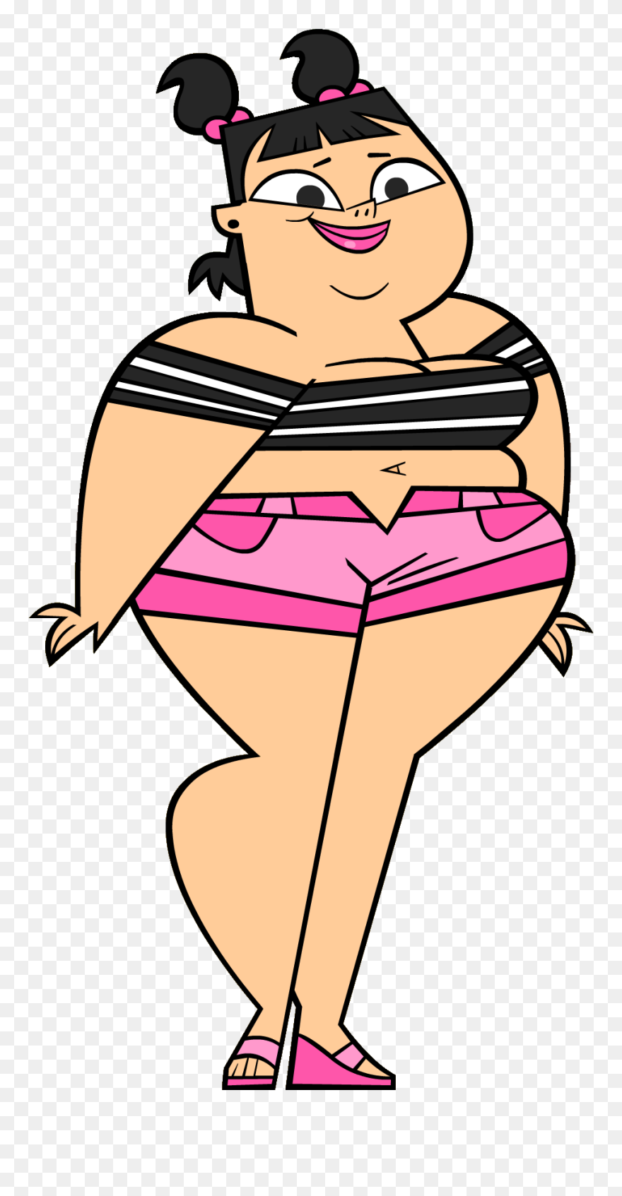 Total Drama Wiki - Total Drama Island Fat Girl Clipart