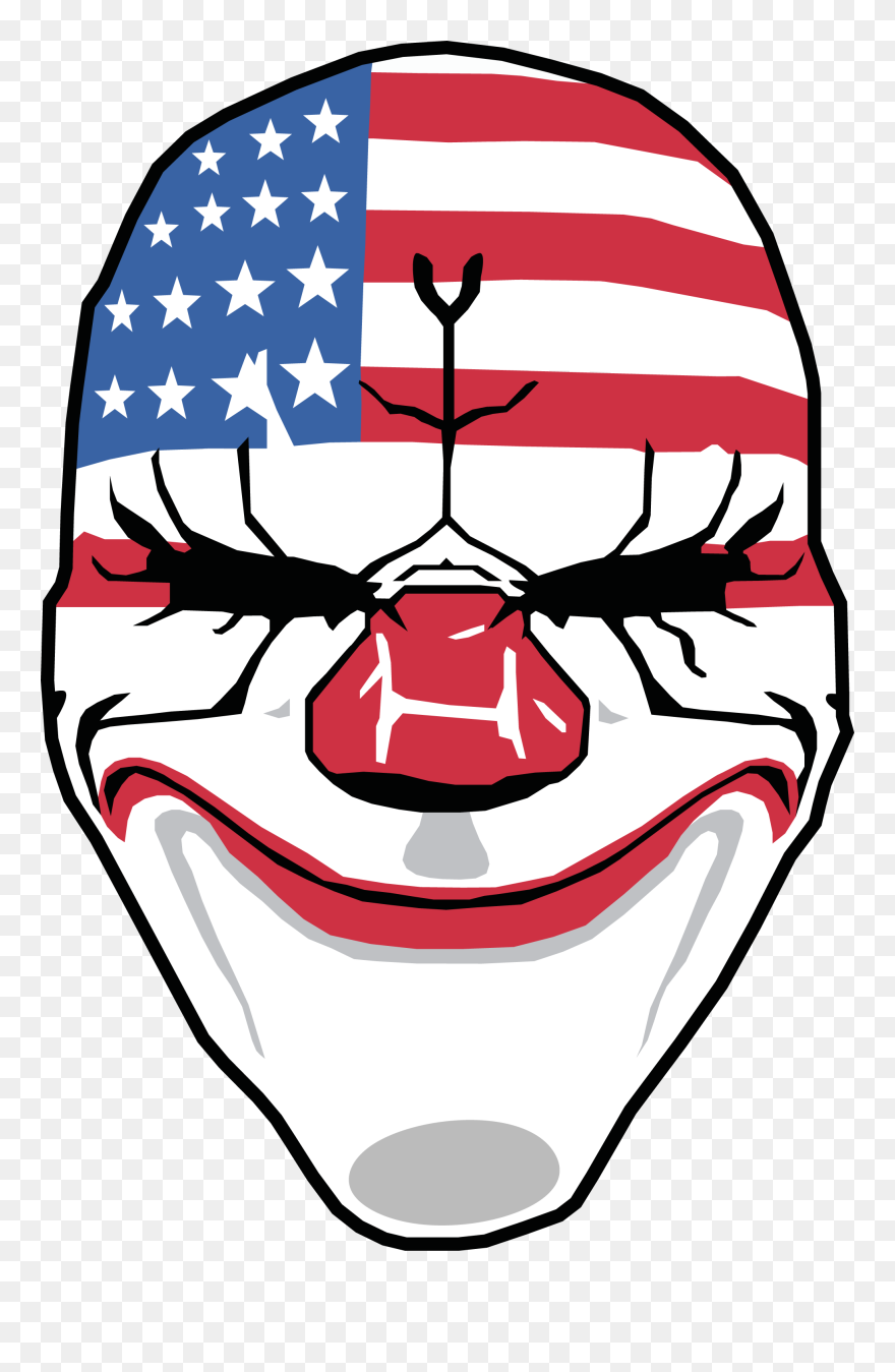 Payday 2 Mask Drawing Clipart