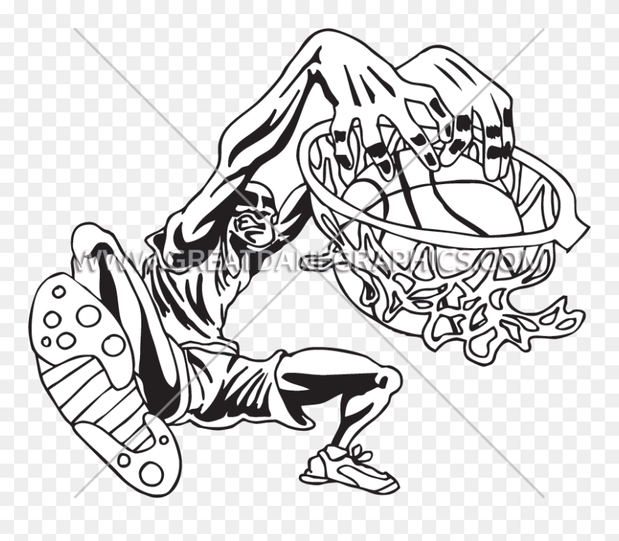 Dunk Drawing Easy Frames Illustrations Hd Images Photo - Cartoon Clipart