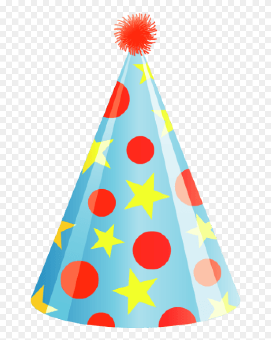 Party Birthday Hat Png - Transparent Background Party Hat Png Clipart