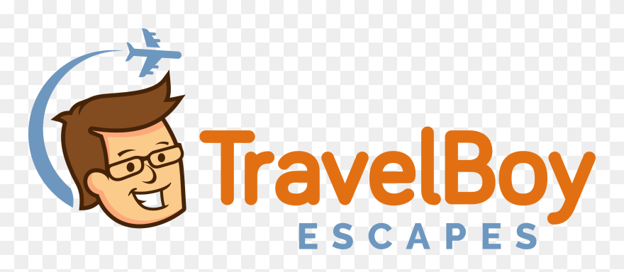 Travel Boy Logo Clipart