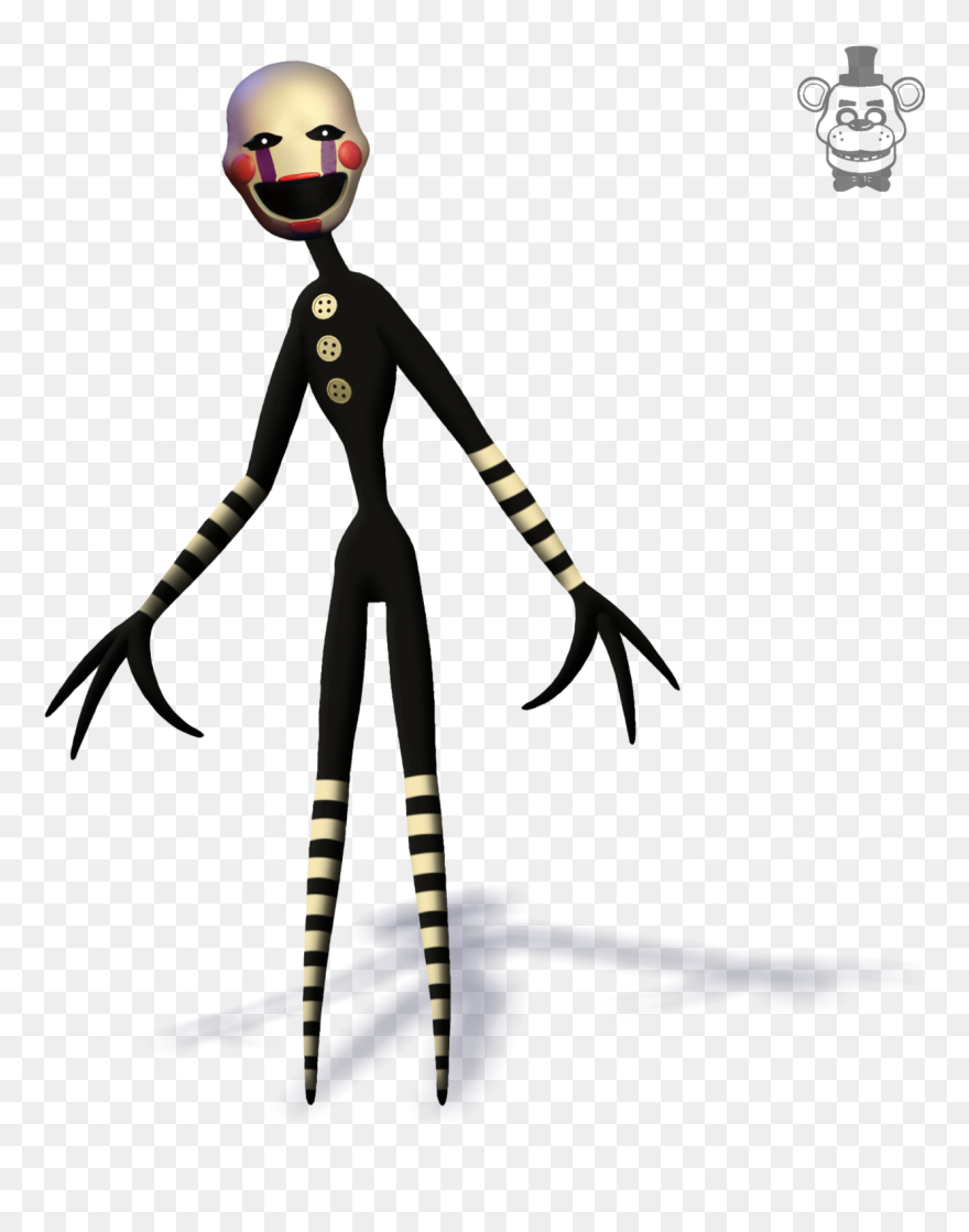 Cartoon Clipart Five Nights At Freddy"s 2 Freddy Fazbear"s - Animation Marionette Five Nights At Freddy's - Png Download