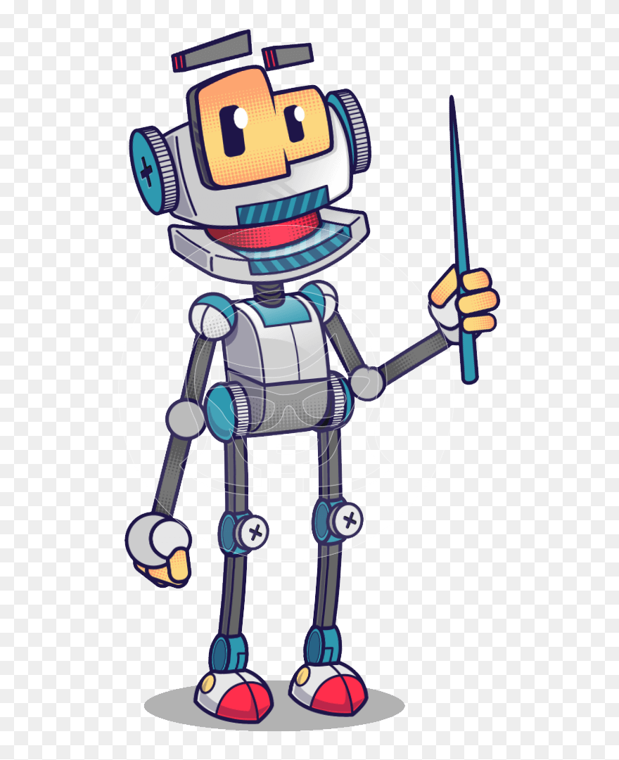 Robot Puppet Cartoon Clipart