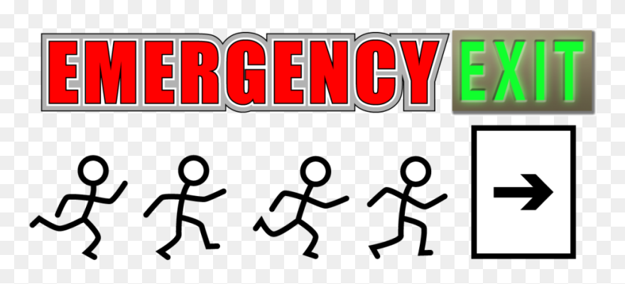 Photo Emergency-exit Png Exit Png - Exit Clipart Gif Transparent Png