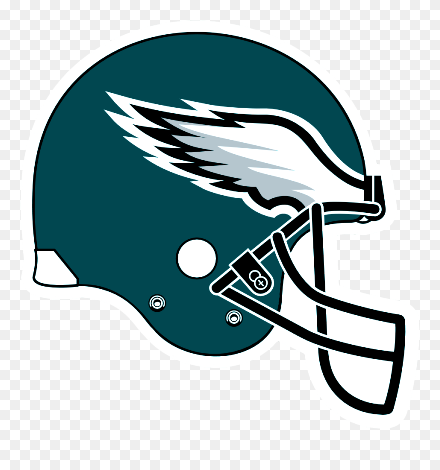 Philadelphia Eagles Clipart Svg - Eagles Helmet Logo - Png Download