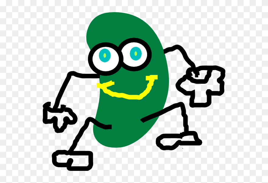 Green Jelly Beans Cartoon Clipart