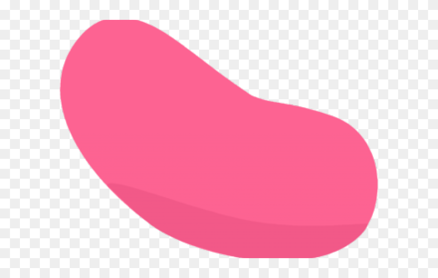 Jelly Clipart Jelly Cake - Single Pink Jelly Bean - Png Download