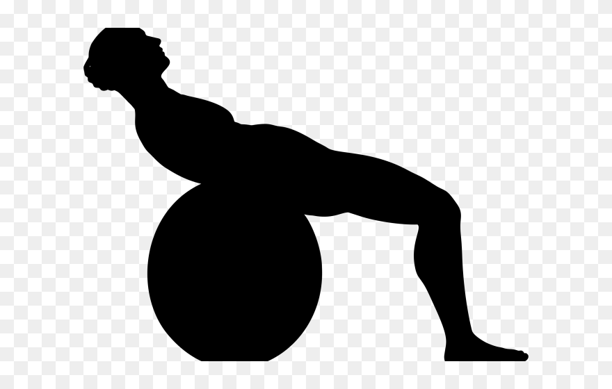 Exercise Silhouette Cliparts - Silhouette Of Exercise - Png Download