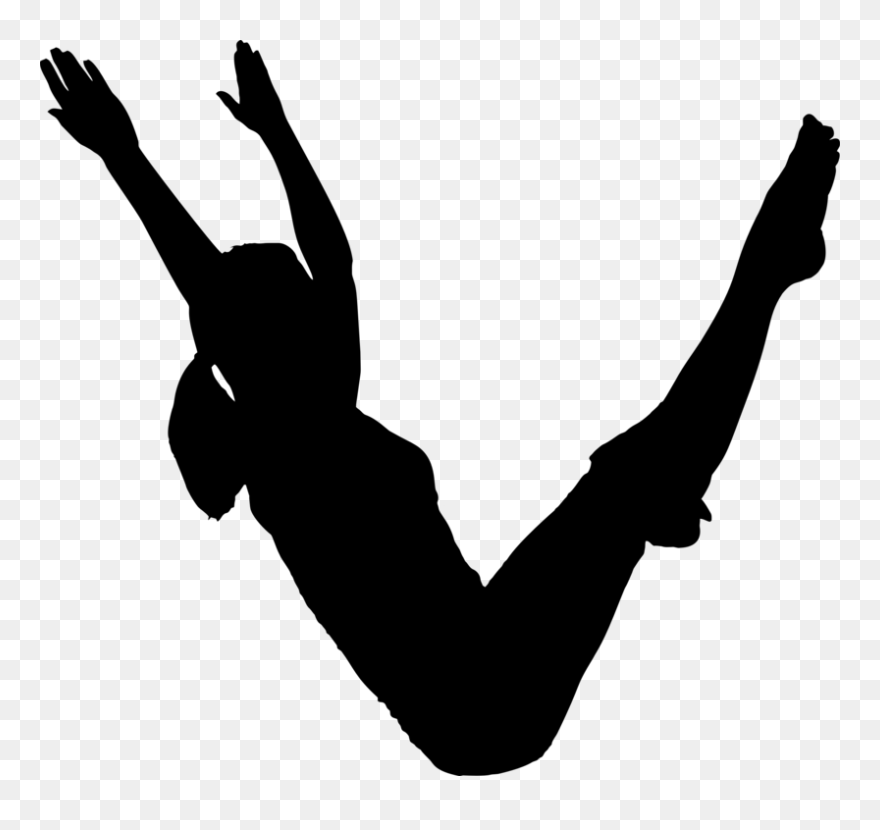 Silhouette,monochrome Photography,hand - Pilates Silhouette Clipart