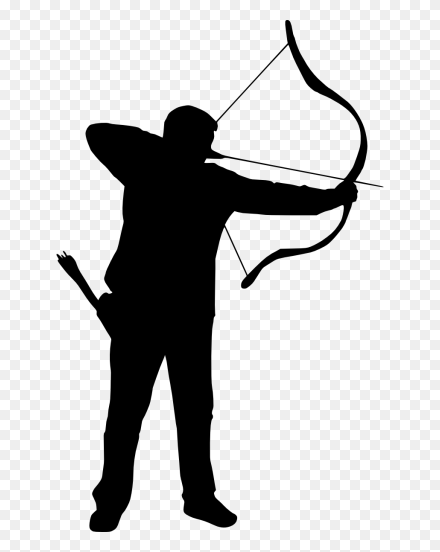 Archer Clipart Archer Silhouette, Archer Archer Silhouette - Png Download
