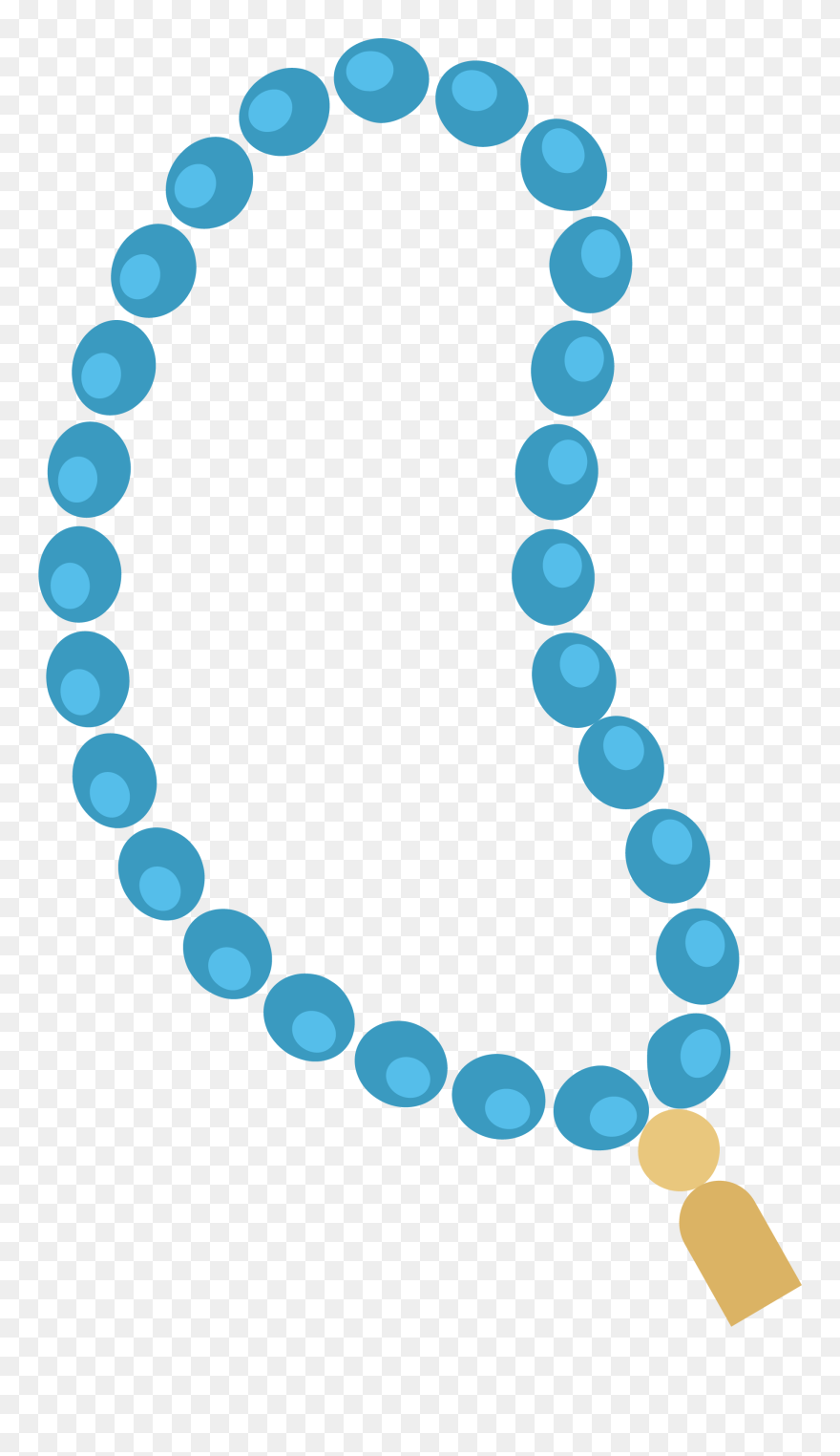 Beads Vector Circle - 10th Day Moon After Amavasya Clipart