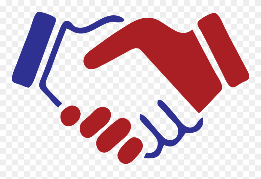 Benefits - Handshake Icon Blue Png Clipart