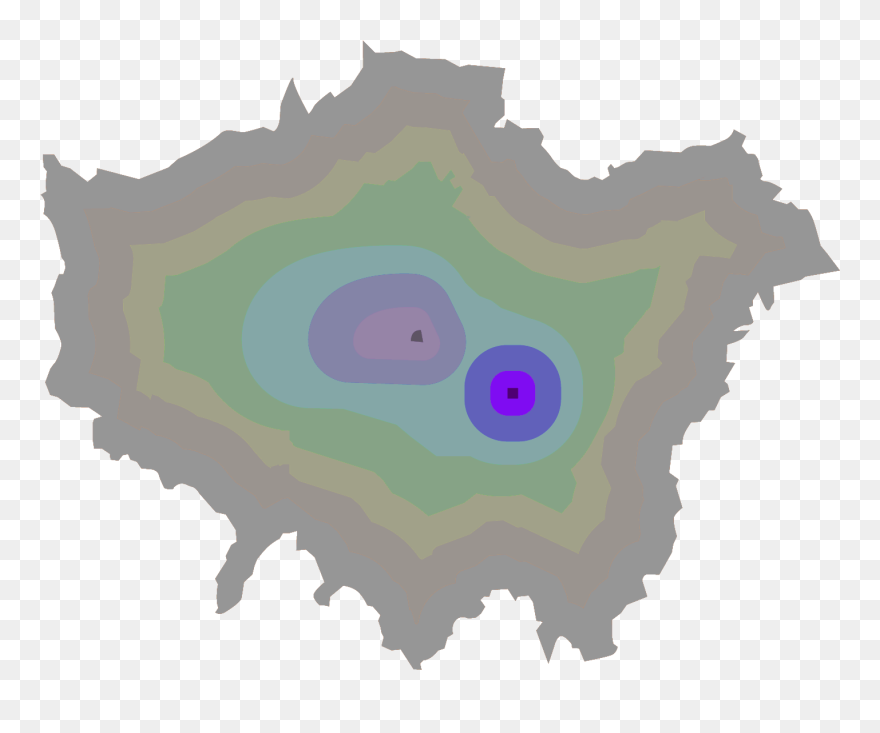 High Resolution London Map Vector Clipart