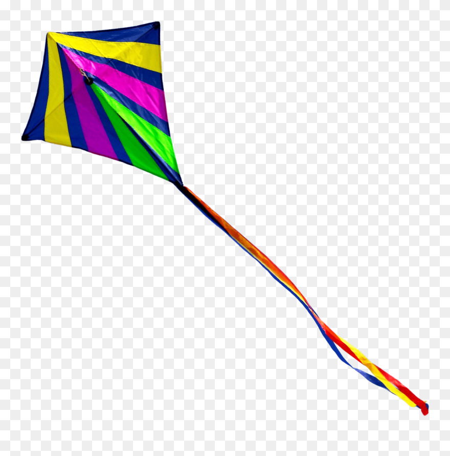 Kite Png Transparent Image - Flying Kite Transparent Background Clipart