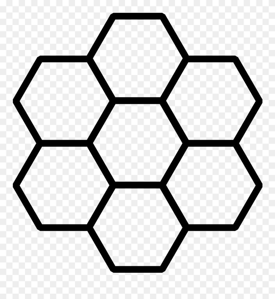 Honeycomb Clipart - Honeycomb Png Pattern Yellow Transparent Png