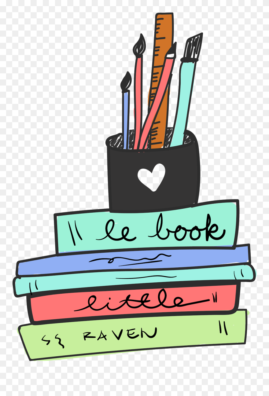 The Book Nook Clipart Clip Art Library Little Raven - Cake - Png Download
