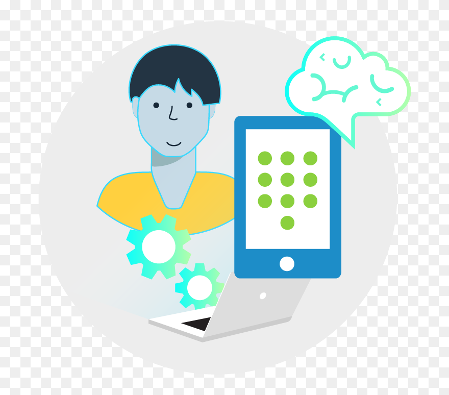 Mobile Testing - Cartoon Clipart
