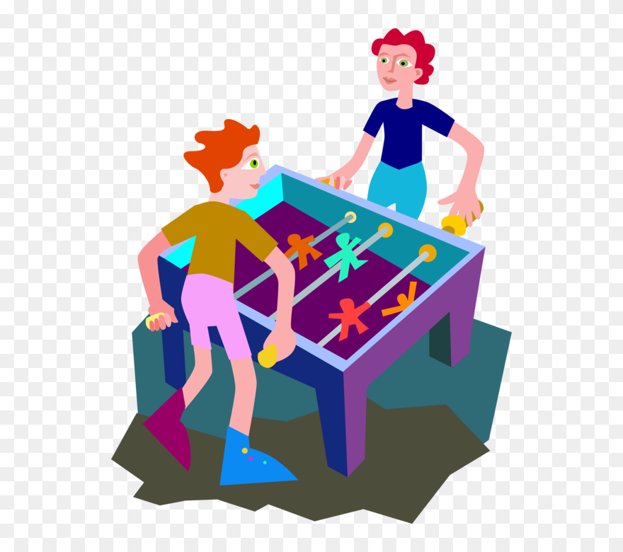 Games Clipart Table Top - Football Table Vector Png Transparent Png