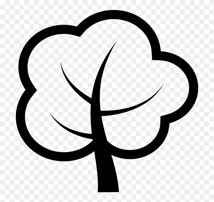 Deciduous Tree Emoji Clipart - Png Download
