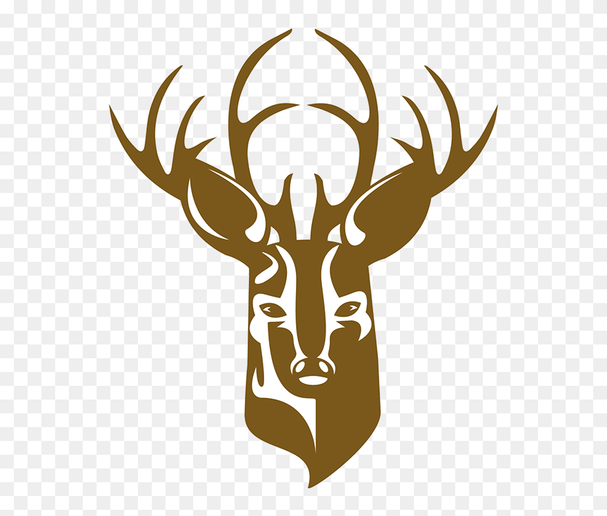 Reindeer Antler Silhouette Wildlife Clip Art - Antler - Png Download