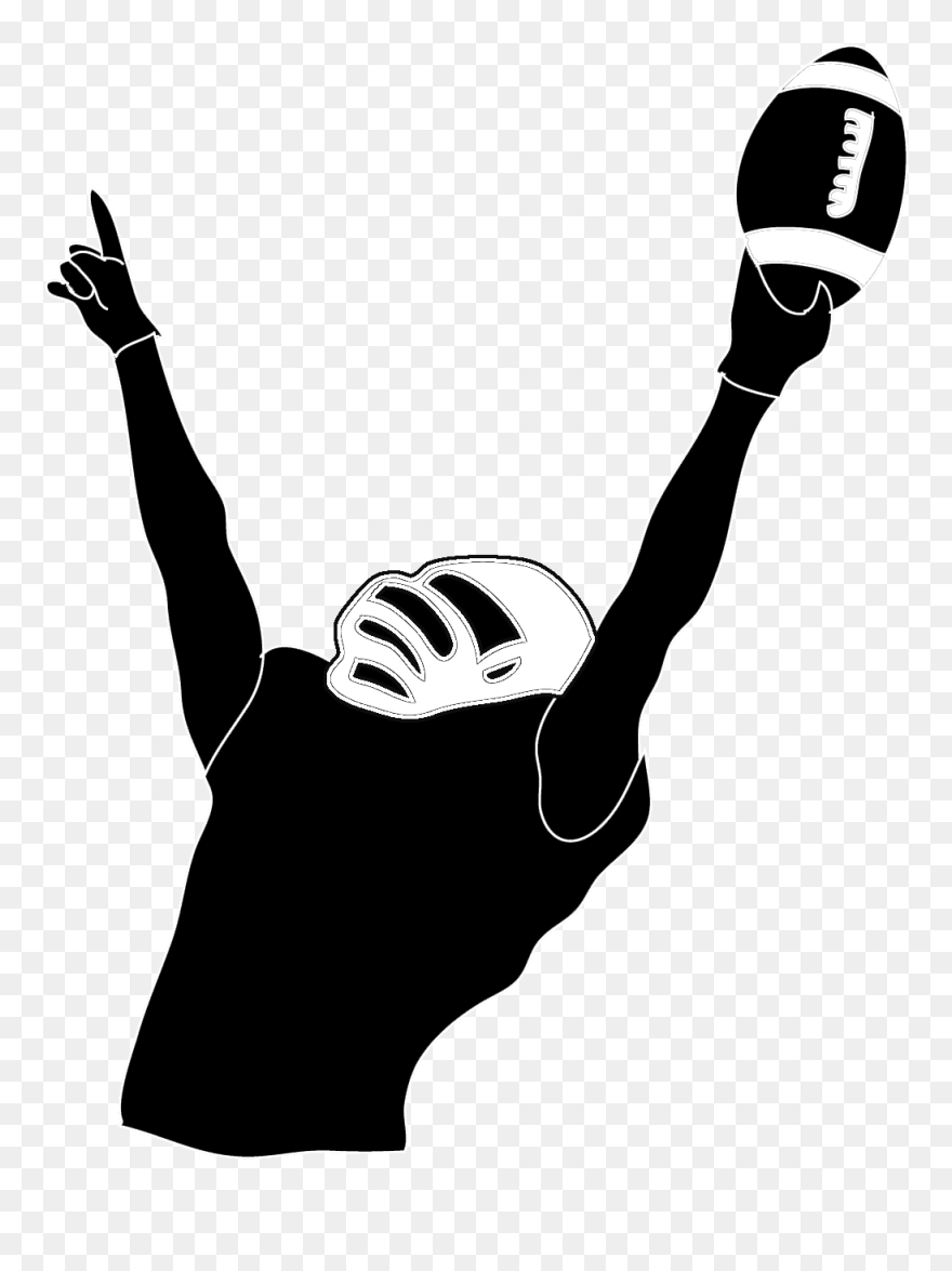Victory Football Player - Football Player Clipart Transparent - Png Download