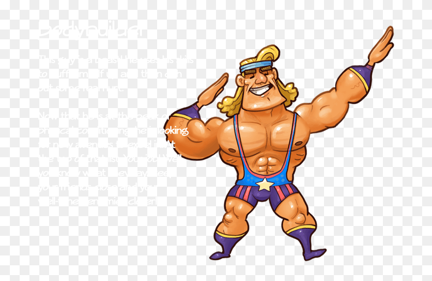 Transparent Bodybuilding Clipart - Citizens Of Earth Bodybuilder - Png Download