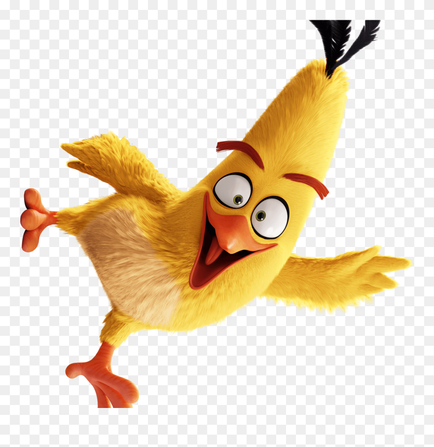 Transparent Angrybird Clipart - Chuck Angry Birds Movie Png