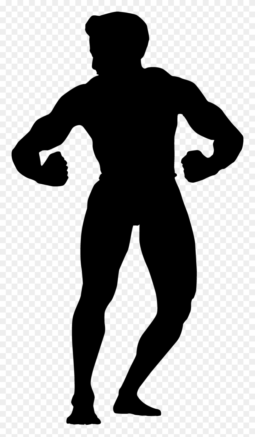 Transparent Bodybuilders Clipart - Fitness Vector - Png Download