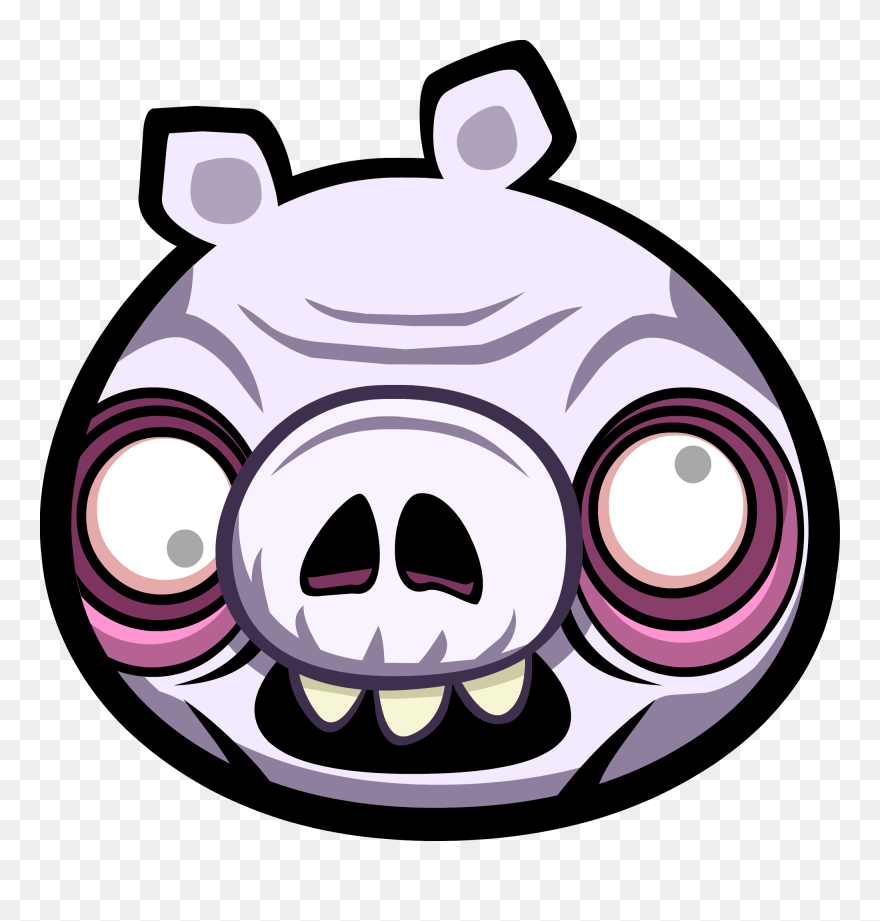 Spaceship Clipart Angry Birds Star Wars - Angry Birds Halloween Pig - Png Download
