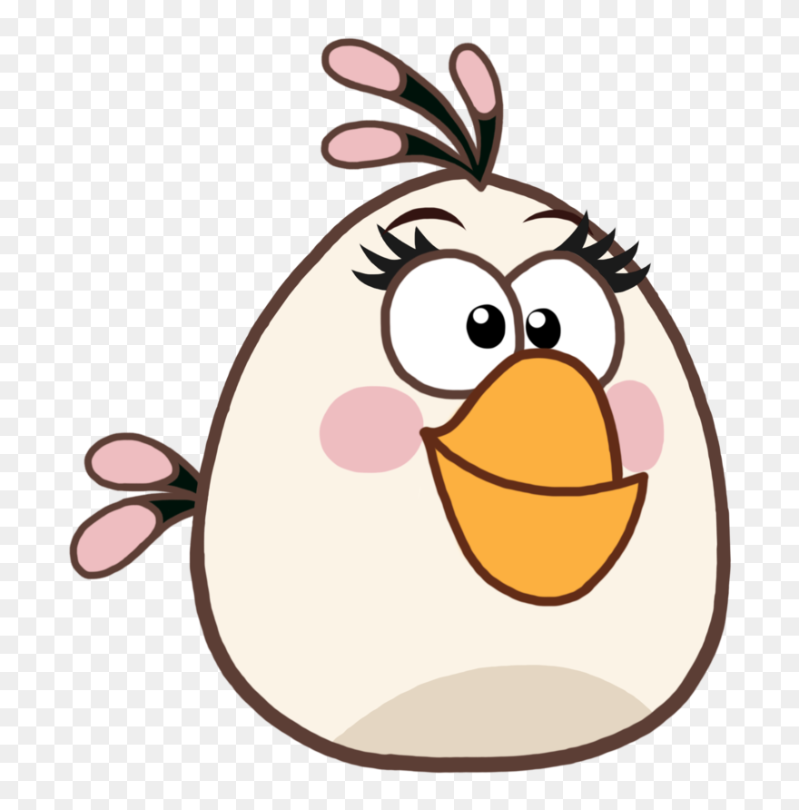 Matilda Angry Birds Characters Clipart