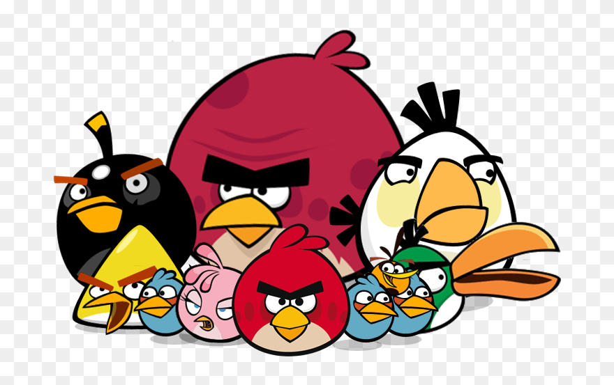 Angry Birds Png - Angry Bird Background Png Clipart