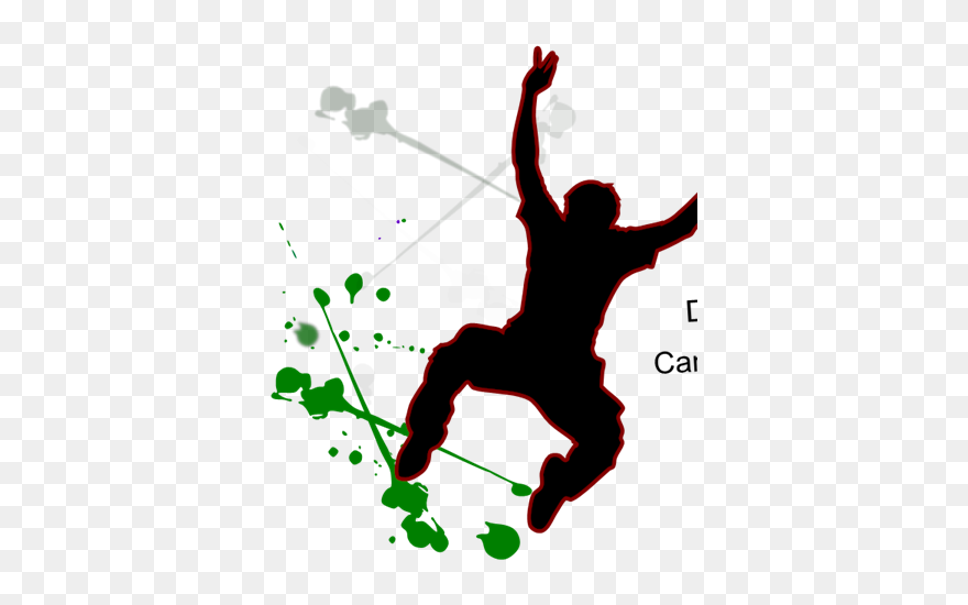 Jumping Silhouette Clipart