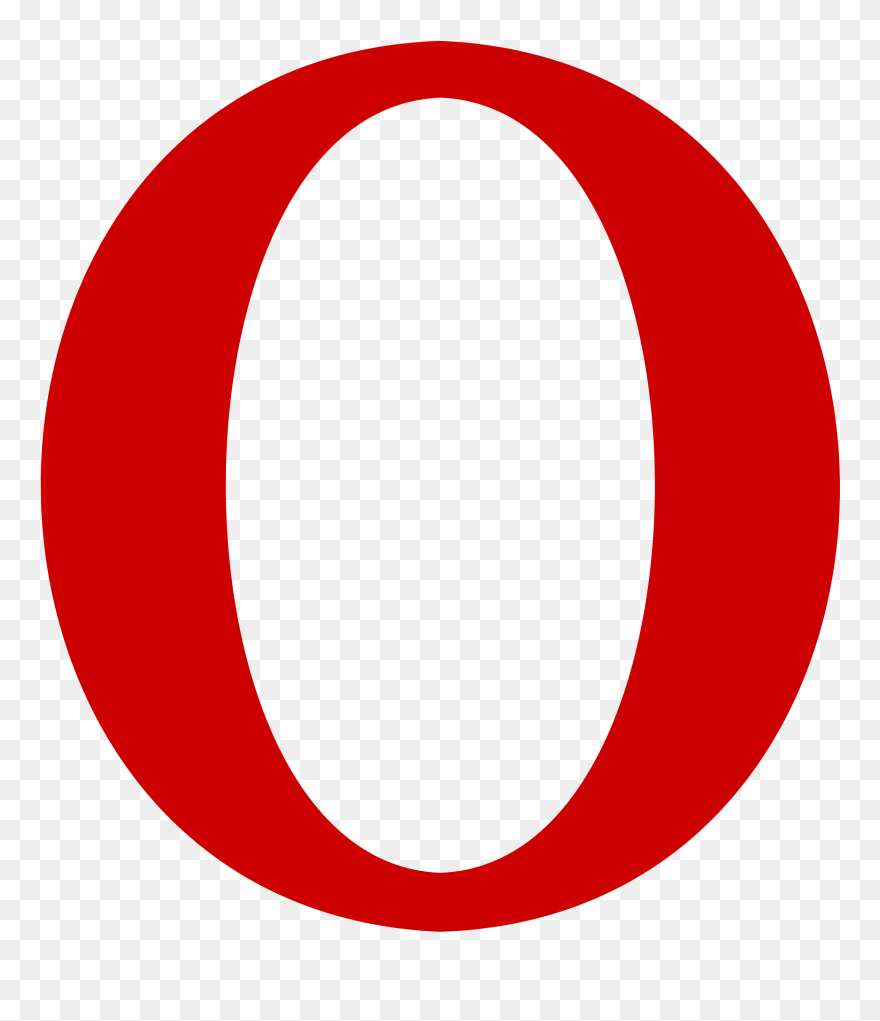 Red Serif O - Letter O Clipart - Png Download