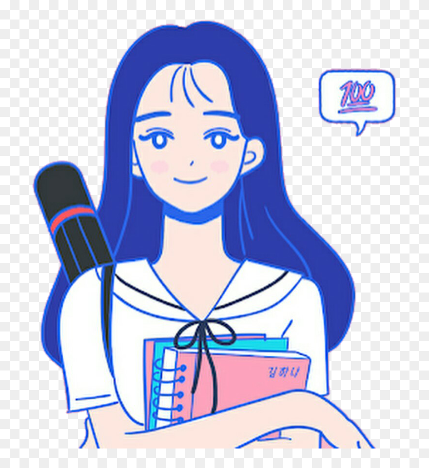 Transparent Teen Girl Clipart - Teen Drawing Png