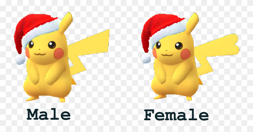 Pikachu Clipart Pikachu Tail - Let's Go Pikachu Female - Png Download