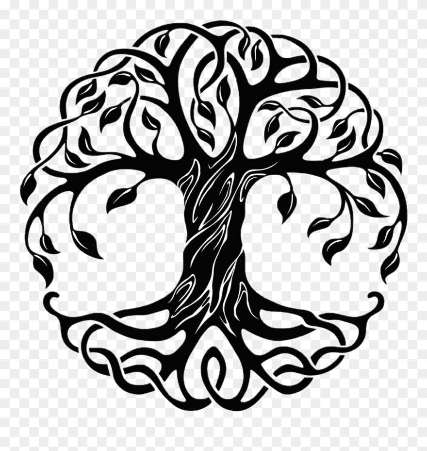 Willow Drawing Celtic - Arvore Da Vida Viking Clipart