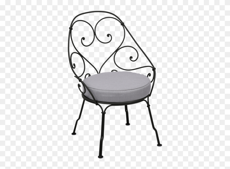 Fauteuil De Jardin, Fauteuil Volute, Fauteuil Fermob, - Fermob Cabriolet Aubergine Clipart