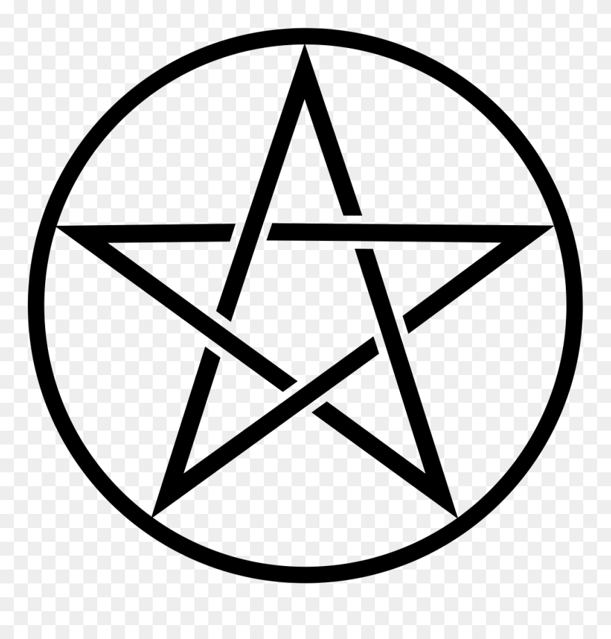 Wicca Symbol Book Of Shadows Modern Paganism - Pentacle Png Clipart