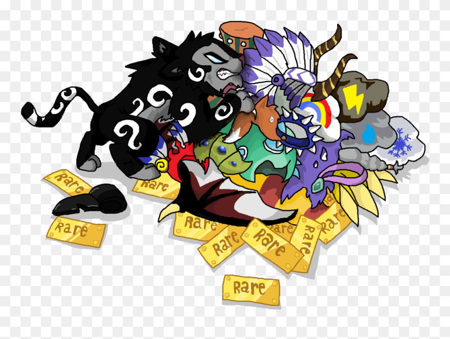 Warrior Clipart Headdress - Transparent Animal Jam Rares - Png Download
