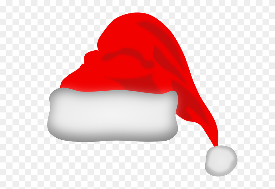 Santas Hat, Christmas, Claus, Santa, Xmas, Hat, Red - Christmas Clip Art - Png Download