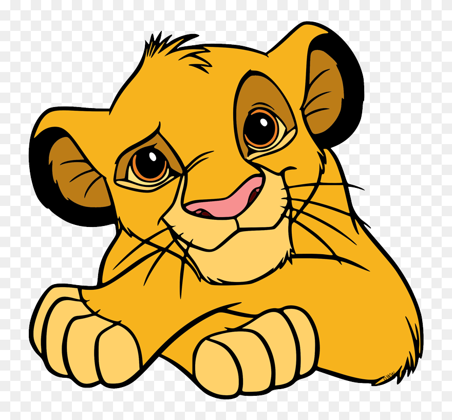 Simba Lion King Stickers Clipart