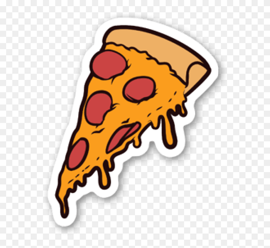 Pizza Slices Clipart - Stickers Pizza - Png Download